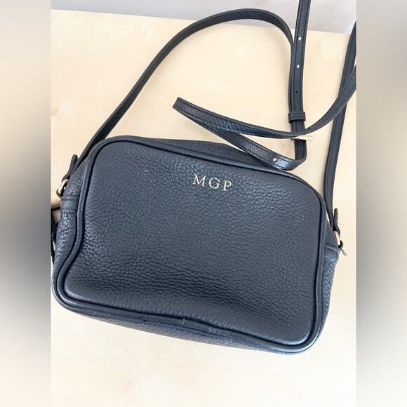 Gigi New York Madison Crossbody bag black leather purse - Picture 2 of 13